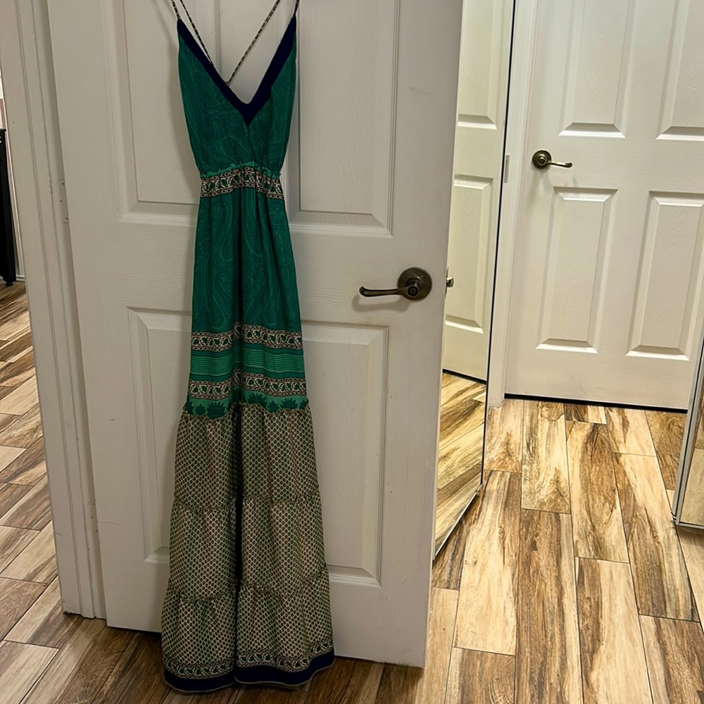 Silk long dress. Size XS/S.